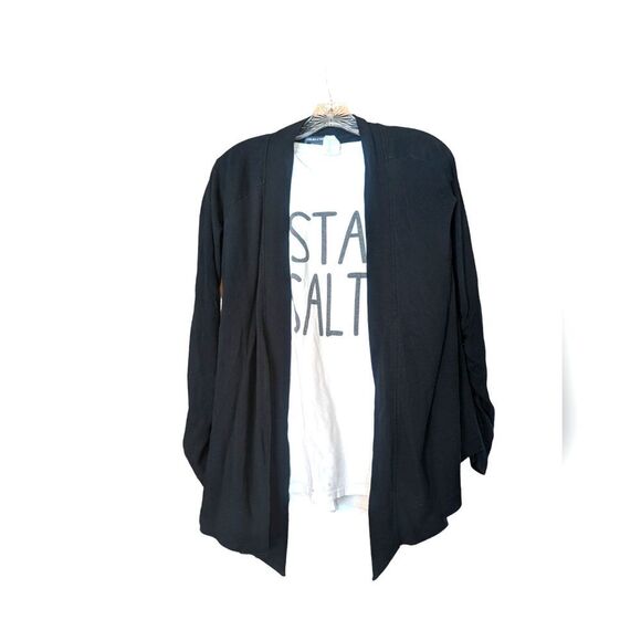 🛍️BLACK CARDIGAN SIZE LARGE - Picture 1 of 4